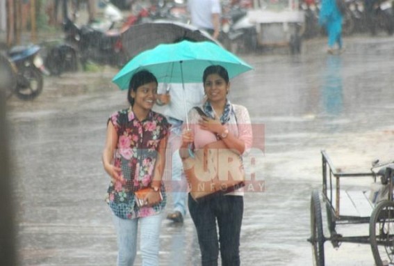 Rains bring another day of relief from scorching heat